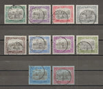 ST KITTS & NEVIS 1923 SG 48/57 USED Cat £350