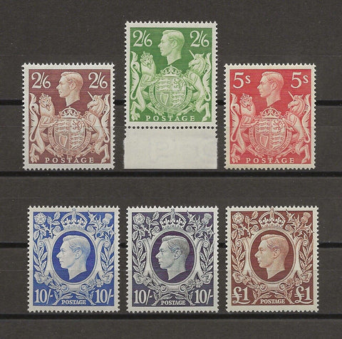 GREAT BRITAIN 1939-48 SG 476/8C MNH Cat £425