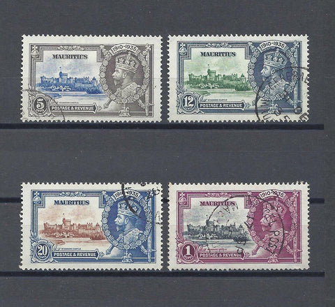 MAURITIUS 1935 SG 245/8 USED Cat £50