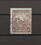 BARBADOS 1938/47 SG 252a USED Cat £275