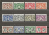 CAYMAN ISLANDS 1932 SG 84/95 MINT Cat £500