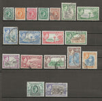 JAMAICA 1938/52 SG 121/33a USED Cat £50