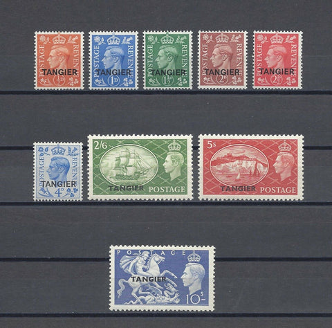 MOROCCO AGENCIES/TANGIER 1950/51 SG 280/88 MNH Cat £60