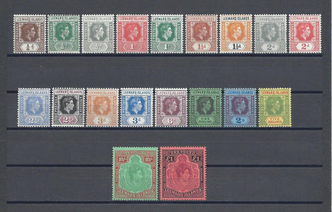 LEEWARD ISLANDS 1938/51 SG 95/114c MNH Cat £200