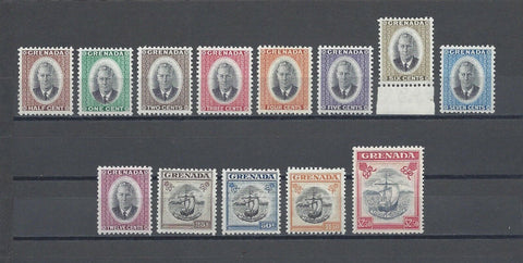 GRENADA 1951 SG 172/84 MNH Cat £38