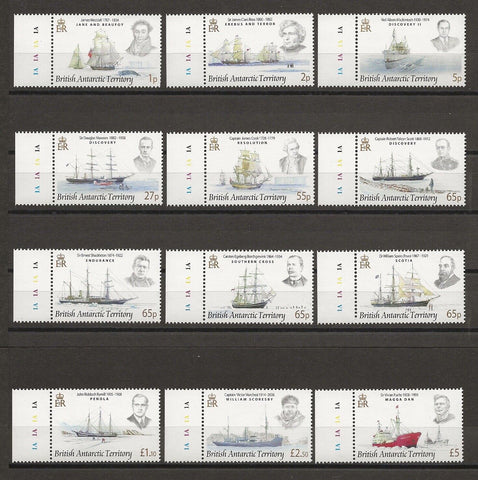 BRITISH ANTARCTIC TERRITORY 2008 SG 461/72 MNH Cat £45