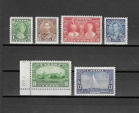 CANADA 1935 SG 335/340 MNH £40