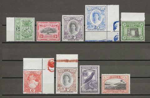 TONGA 1942/49 SG 74/82 MNH Cat £70