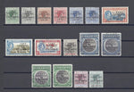 BAHAMAS 1942 SG 162/75a, 172a/173a USED Cat £120