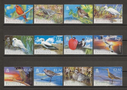 BRITISH INDIAN OCEAN TERRITORY 2004 SG 296/307 MNH Cat £40