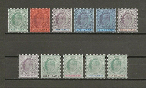 NIGERIA/LAGOS 1904 SG 44/53  MINT Cat £650