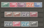 MONTSERRAT 1938/48 SG 101a/112 MNH Cat £110