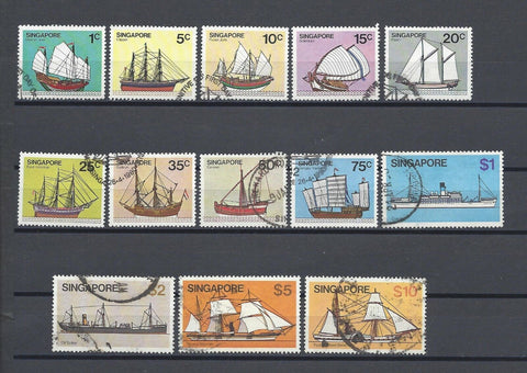 SINGAPORE 1980/84 SG 364/76 USED Cat £15