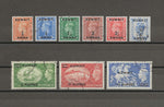 KUWAIT 1950/55 SG 84/92 USED Cat £48