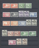 CAYMAN ISLANDS 1938/48 SG 115/26a MINT Cat £225