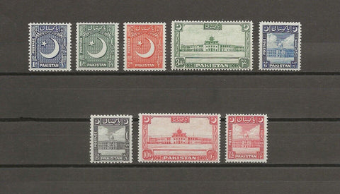 PAKISTAN 1949 SG 44/51 MNH Cat £120