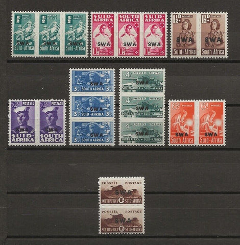 SOUTH WEST AFRICA 1943/44 SG 123/30b MNH Cat £20