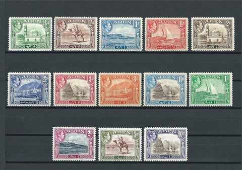 ADEN 1939/48 SG 16/27 MINT Cat £130