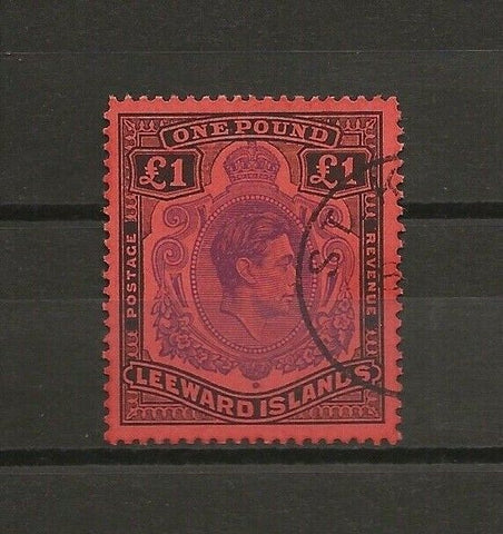 LEEWARD ISLANDS 1952 SG 114c USED Cat £40