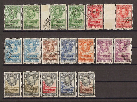 BECHUANALAND 1938/52 SG 118/28 USED Cat £189