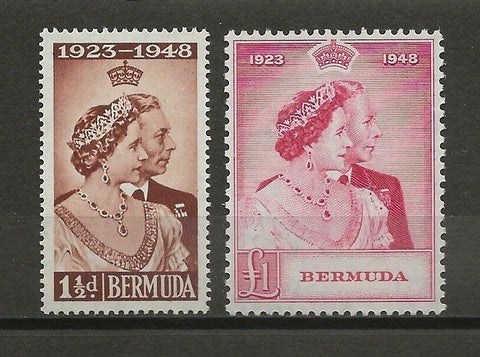 BERMUDA 1948 SG 125/6 MNH Cat £45.30