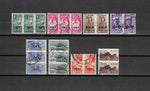 SOUTH WEST AFRICA 1943/44 SG 123/130b USED Cat £75