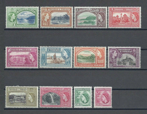 TRINIDAD & TOBAGO 1953/59 SG 267/78 MNH Cat £45