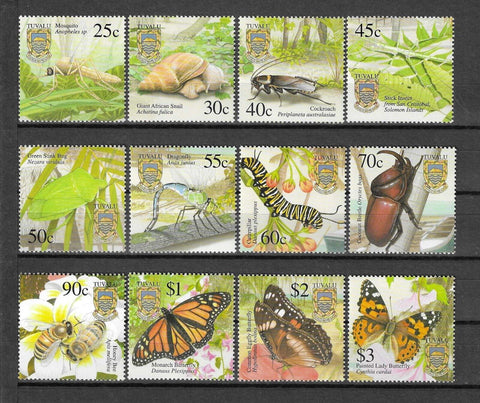 TUVALU 2001 SG 1010/21 MNH Cat £26