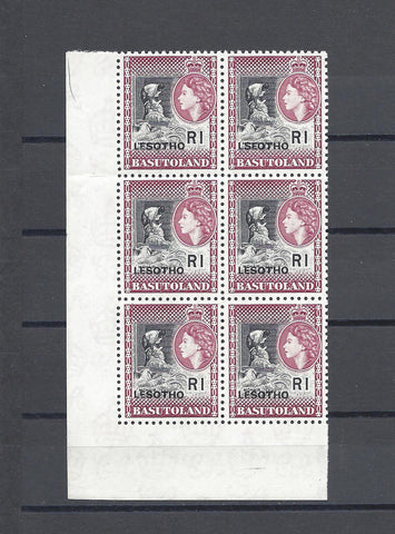 LESOTHO 1966 SG 120a/120aa MNH Cat £98.75