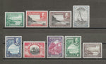 BERMUDA 1936/47 SG 98/106 MNH Cat £35