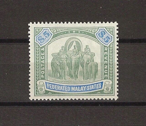 FEDERATED MALAY STATES 1904/22 SG 50 MLH Cat £325