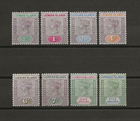 LEEWARD ISLANDS 1890 SG 1/8 MINT Cat £190