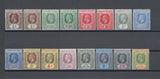 LEEWARD ISLANDS 1912/22 SG 46/57 + Shades MINT Cat £139