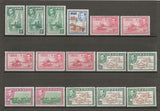 FIJI 1938/55 SG 249/66b MINT Cat £389