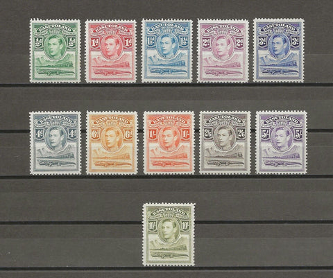 BASUTOLAND 1938 SG 18/28 MNH Cat £130