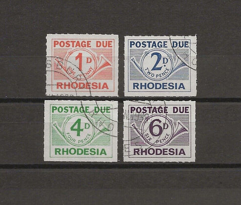 RHODESIA 1965 SG D8/11 USED Cat £45