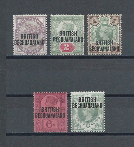 BECHUANALAND 1891/1904 SG 33/7 MINT Cat £55