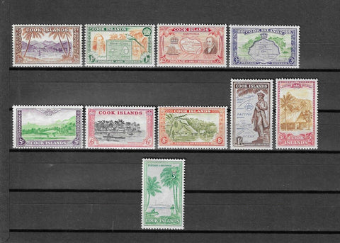 COOK ISLANDS 1949/61 SG 150/9 MNH £55