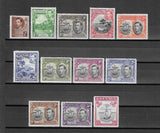 GRENADA 1937/50 SG 152/163e MINT CAT £80