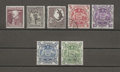 AUSTRALIA 1948/56 SG 223/24d USED Cat £21