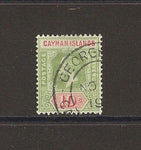 CAYMAN ISLANDS 1913 SG 52a USED Cat £200