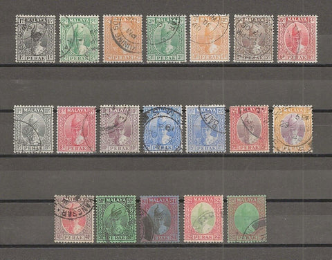 MALAYA/PERAK 1938 SG 103/21 USED Cat £700