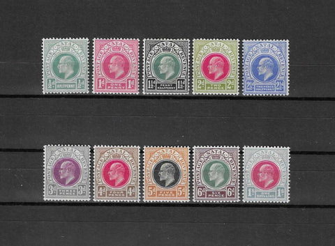 SOUTH AFRICA NATAL 1902/3 SG 127/36 MINT £66.75