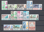 GIBRALTAR 1960/62 SG 160/73 MNH Cat £80