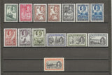 NIGERIA 1936 SG 34/45, 36a, 38a , MINT Cat £485