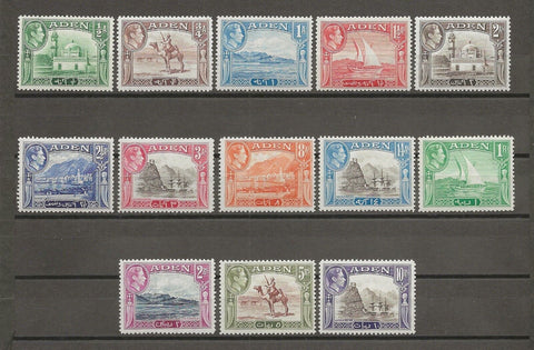 ADEN 1939/48 SG 16/27 MNH Cat £130