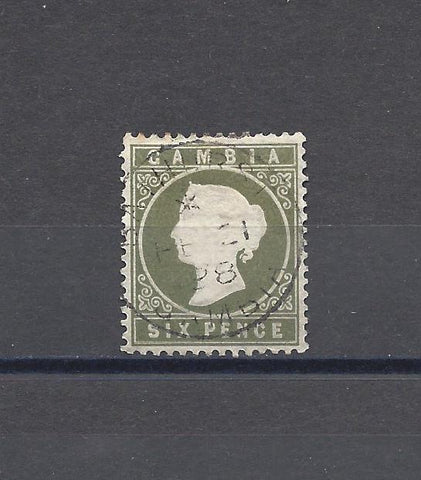 GAMBIA 1886 SG 32 USED Cat £40