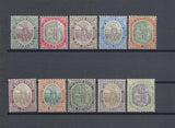 ST KITTS & NEVIS 1903 SG 1/10 MINT Cat £150