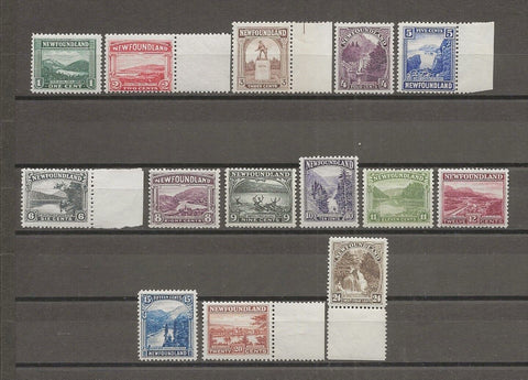 NEWFOUNDLAND 1923/6 SG 149/62 MNH Cat £200