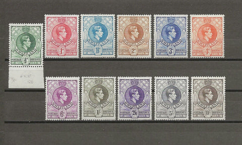 SWAZILAND 1938/54 SG 28/38a MNH Cat £285